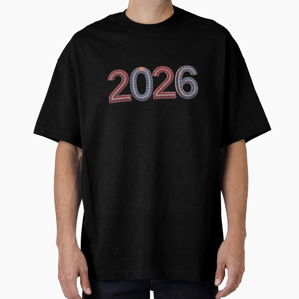 2026 Sparkle Jewel Year 2026 T-Shirt - Custom Art Print for Adults - T-Shirt, Sweatshirt, Hoodie