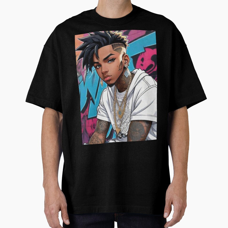 Urban Hip-Hop Anime by 13th1rt3en - Adult & Kids T-Shirts, Sweatshirts & Hoodies apparel design preview 1