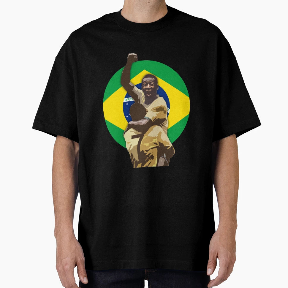 Pele Greates Footbal Player History T-Shirt - Trendy Graphic Men Women - T-Shirt, Sweatshirt, Hoodie