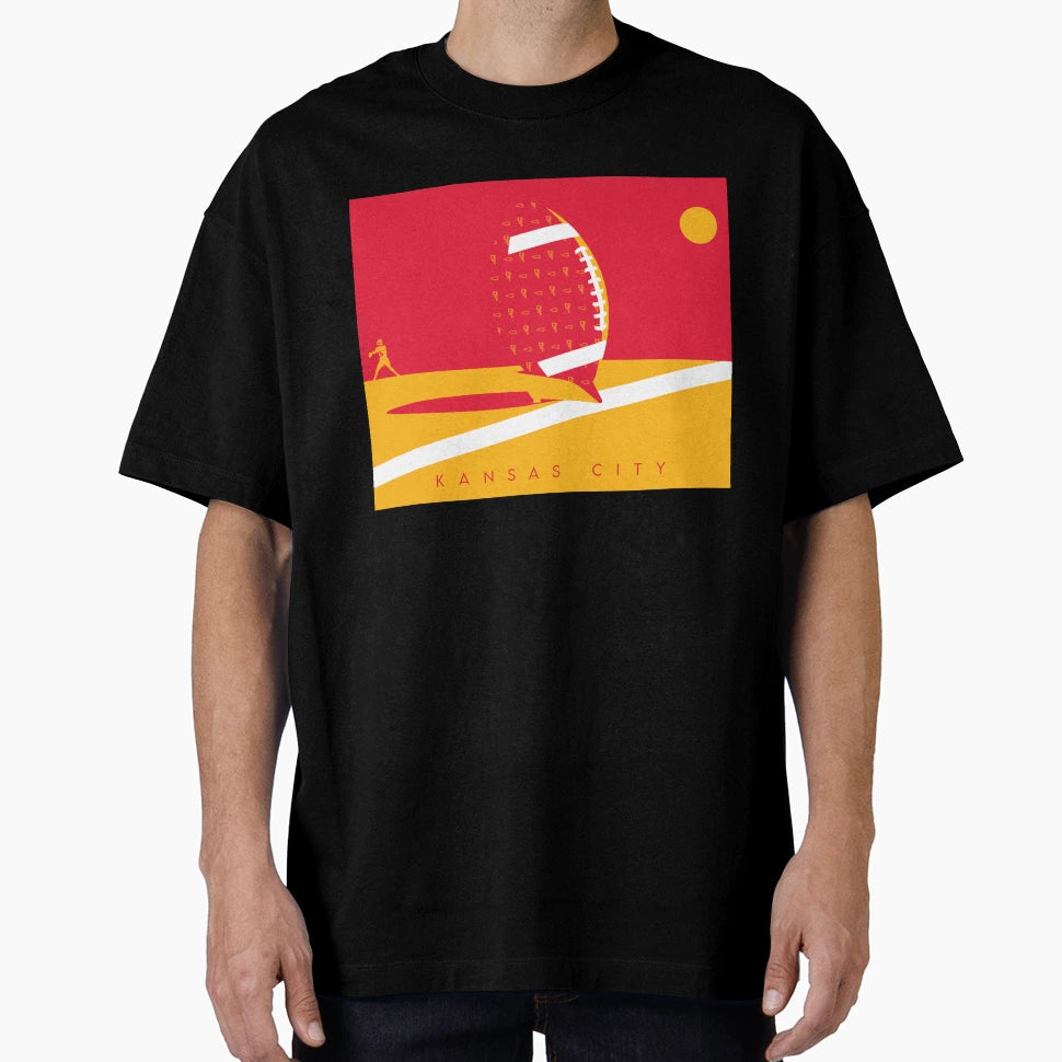 Kansas City Missouri Football Afc T-Shirt - Custom Art Print for Adults - T-Shirt, Sweatshirt, Hoodie