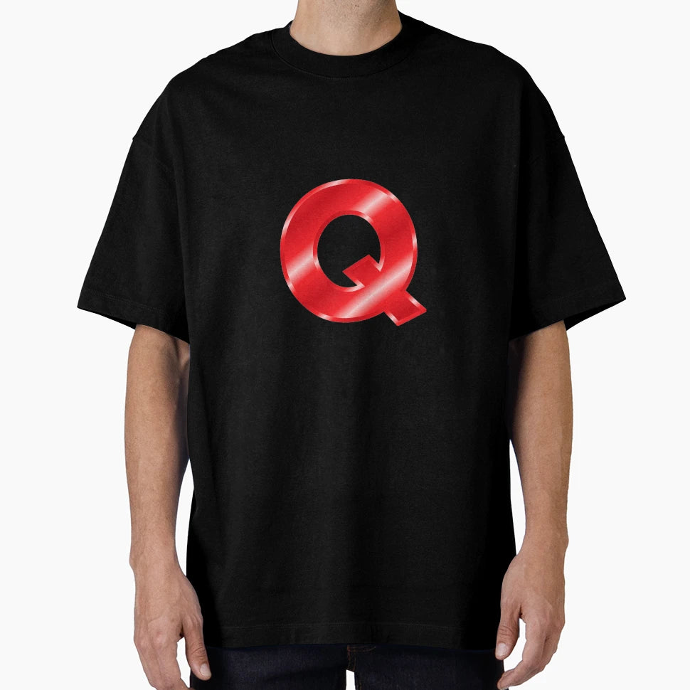 Q Glossy T-Shirt - Unique Graphic Unisex - T-Shirt, Sweatshirt, Hoodie