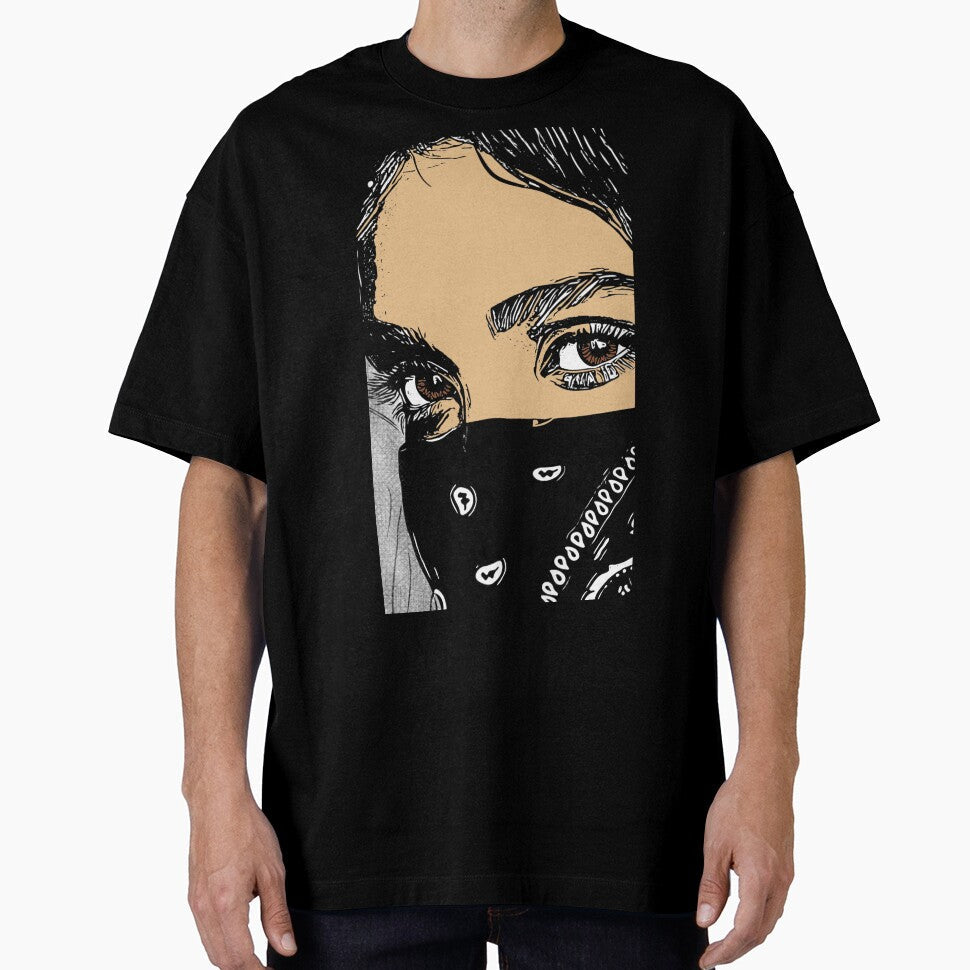 This is a digital art of girl in bandana by So_Uniqq - Adult & Kids T-Shirts, Sweatshirts & Hoodies apparel design preview 1