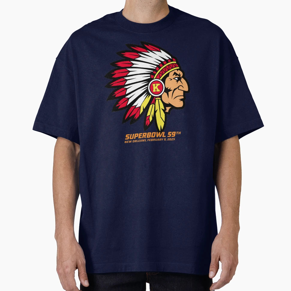 Kansas City Chiefs Superbowl 59Th T-Shirt - Custom Art Print Men Women - T-Shirt, Sweatshirt, Hoodie