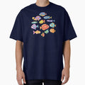 Cute Watercolor Fish by Unhinged Heather - Adult & Kids T-Shirts, Sweatshirts & Hoodies apparel design preview 1