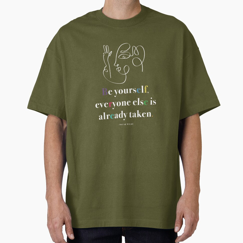 Be Yourself, Everyone Else is Already Taken Oscar - Adult & Kids T-Shirts, Sweatshirts & Hoodies apparel design preview 1