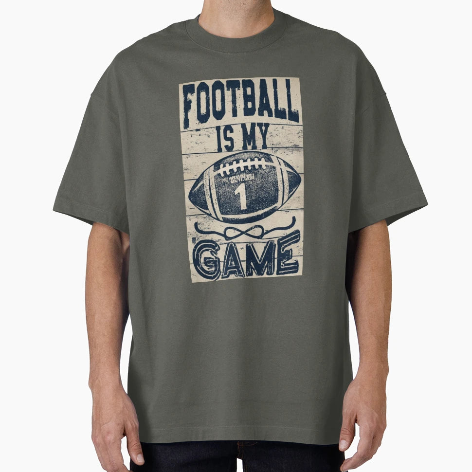 Football Is My Game T-Shirt - Custom Art Print for Adults - T-Shirt, Sweatshirt, Hoodie