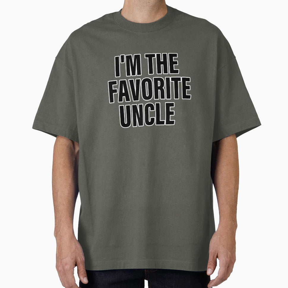 Im Favorite Uncle T-Shirt - Minimalist Print Unisex - T-Shirt, Sweatshirt, Hoodie
