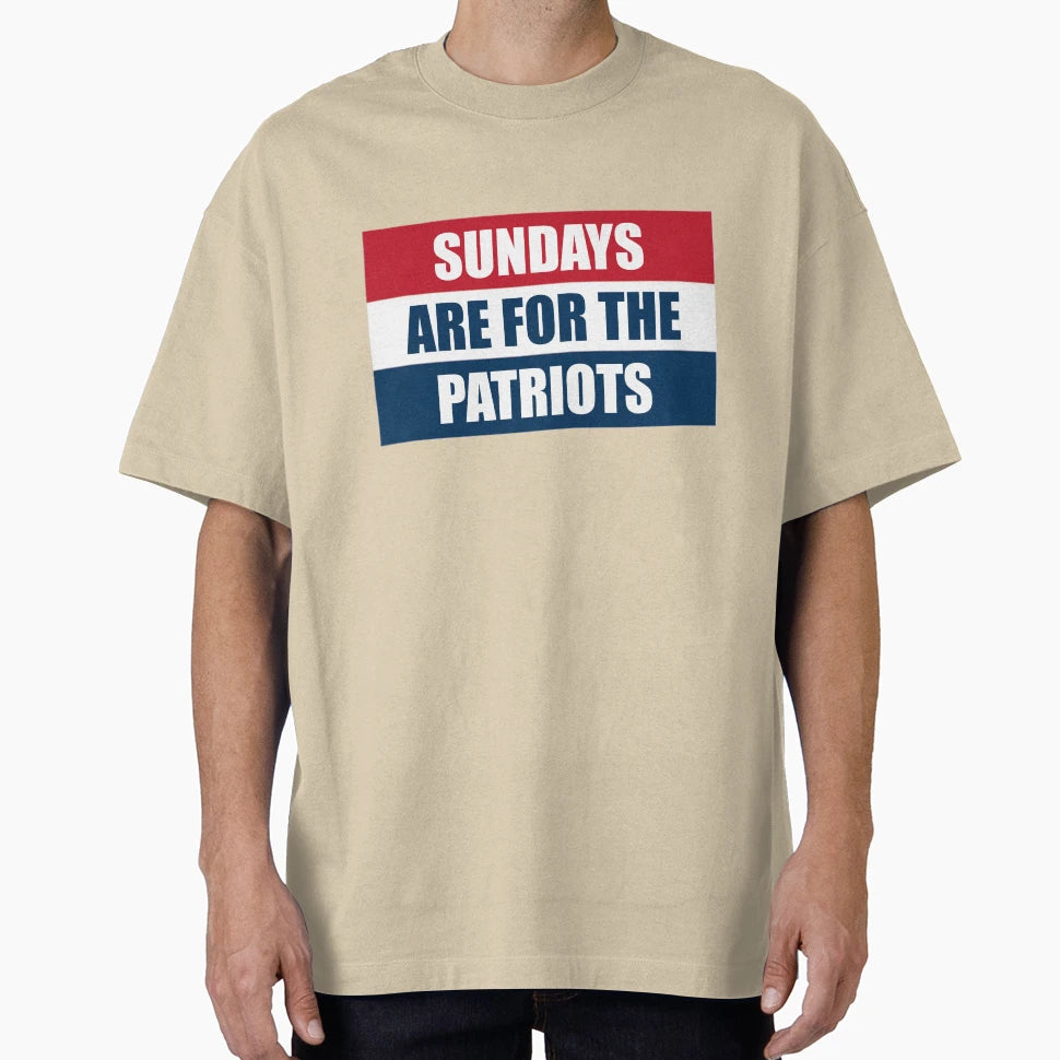 Sundays Are Patriots T-Shirt - Graphic Print Unisex - T-Shirt, Sweatshirt, Hoodie