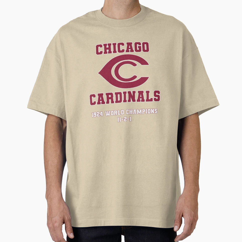 Chicago Cardinals 1924 World Champs T-Shirt - Casual Everyday Wear Unisex - T-Shirt, Sweatshirt, Hoodie