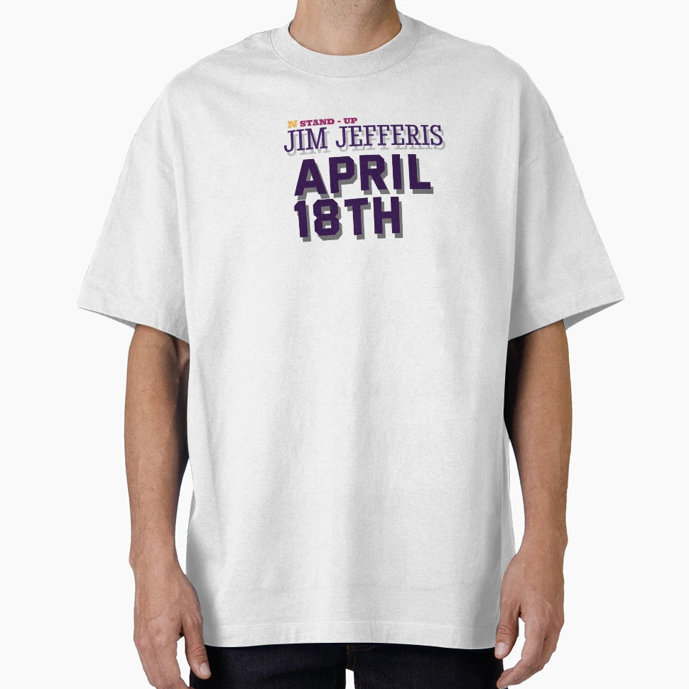Jim Jefferies T-Shirt - Minimalist Print Unisex - T-Shirt, Sweatshirt, Hoodie
