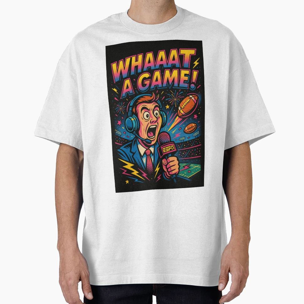Tribute To Mike Patrick Espn Mayhem T-Shirt - Graphic Print Unisex - T-Shirt, Sweatshirt, Hoodie
