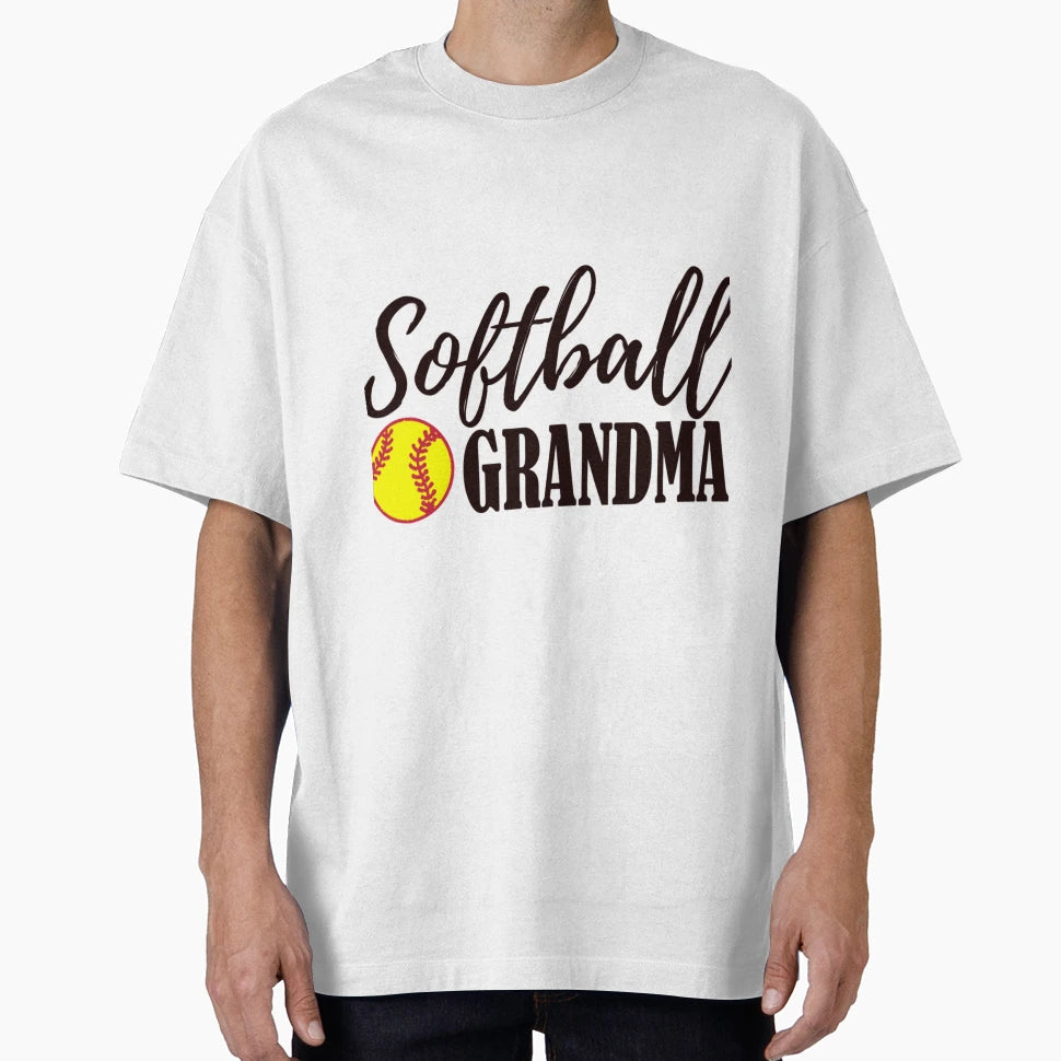 Softball Grandma T-Shirt - Custom Art Print for Adults - T-Shirt, Sweatshirt, Hoodie