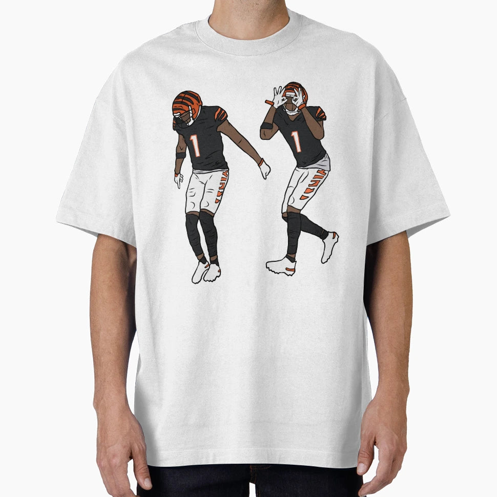 Jamarr Chase Griddy T-Shirt - Novelty Apparel for Adults - T-Shirt, Sweatshirt, Hoodie