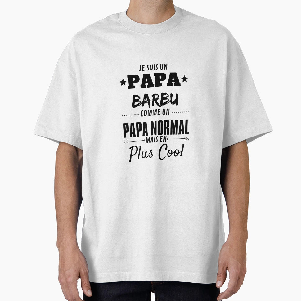 Bearded Dad T-Shirt - Minimalist Print Men Women - T-Shirt, Sweatshirt, Hoodie