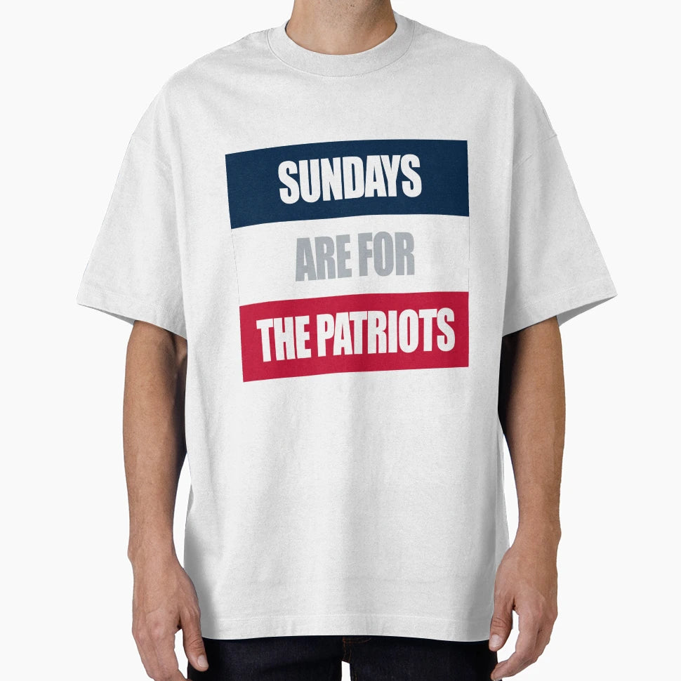 Sundays Are Patriots T-Shirt - Custom Art Print Men Women - T-Shirt, Sweatshirt, Hoodie