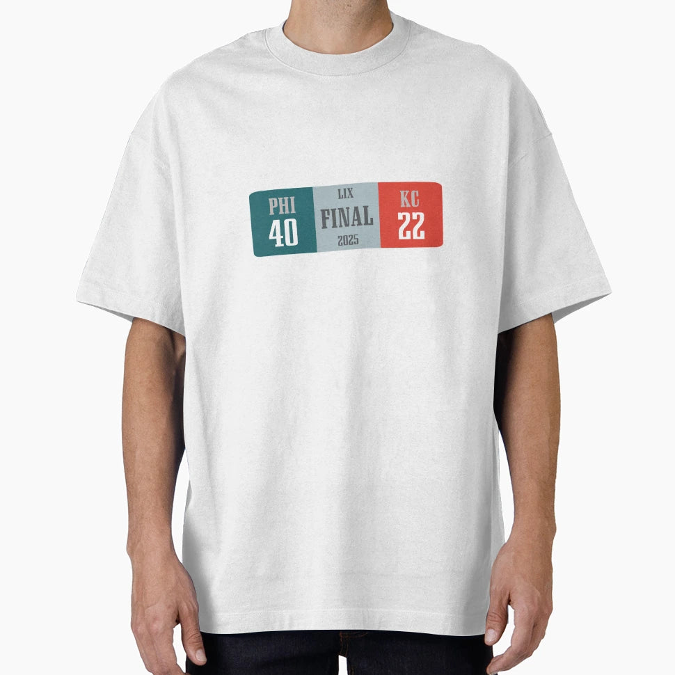 Final Score Super Bowl Lix T-Shirt - Fun Novelty Design for Adults - T-Shirt, Sweatshirt, Hoodie