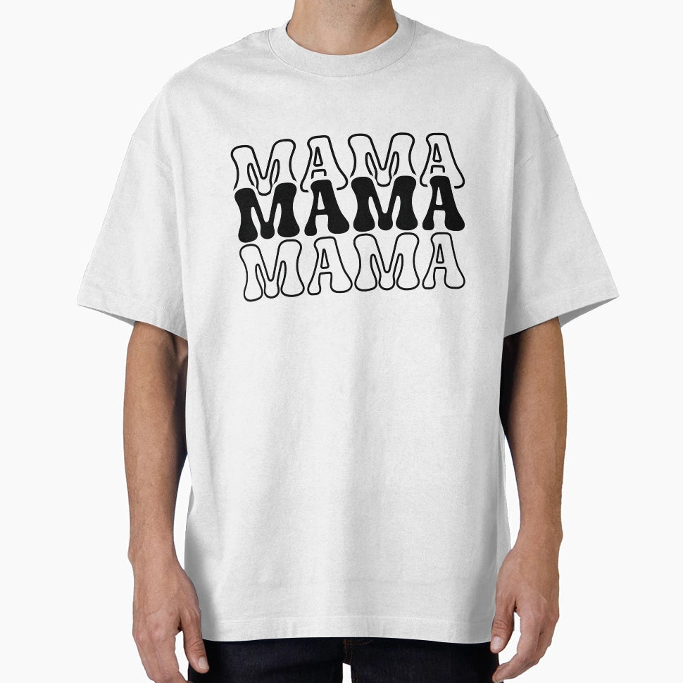 Mama Mothers Day Floral Aesthetic T-Shirt - Casual Everyday Wear Men Women - T-Shirt, Sweatshirt, Hoodie