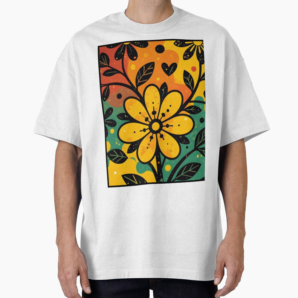 Flower modern art by ItsAllYellow - Adult & Kids T-Shirts, Sweatshirts & Hoodies apparel design preview 1