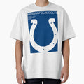 Colts Geometric Minimal T-Shirt - Casual Everyday Wear for Adults - T-Shirt, Sweatshirt, Hoodie