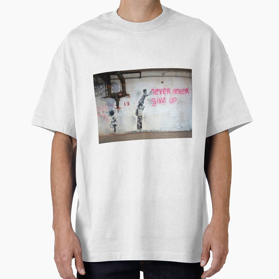 Bansky street art by sranje - Adult & Kids T-Shirts, Sweatshirts & Hoodies apparel design preview 1