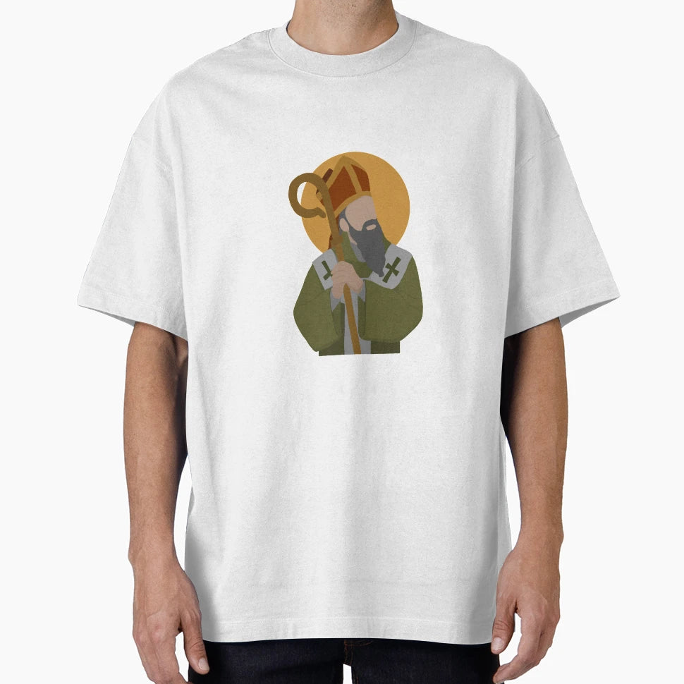 Saint Ambrose T-Shirt - Minimalist Print for Adults - T-Shirt, Sweatshirt, Hoodie