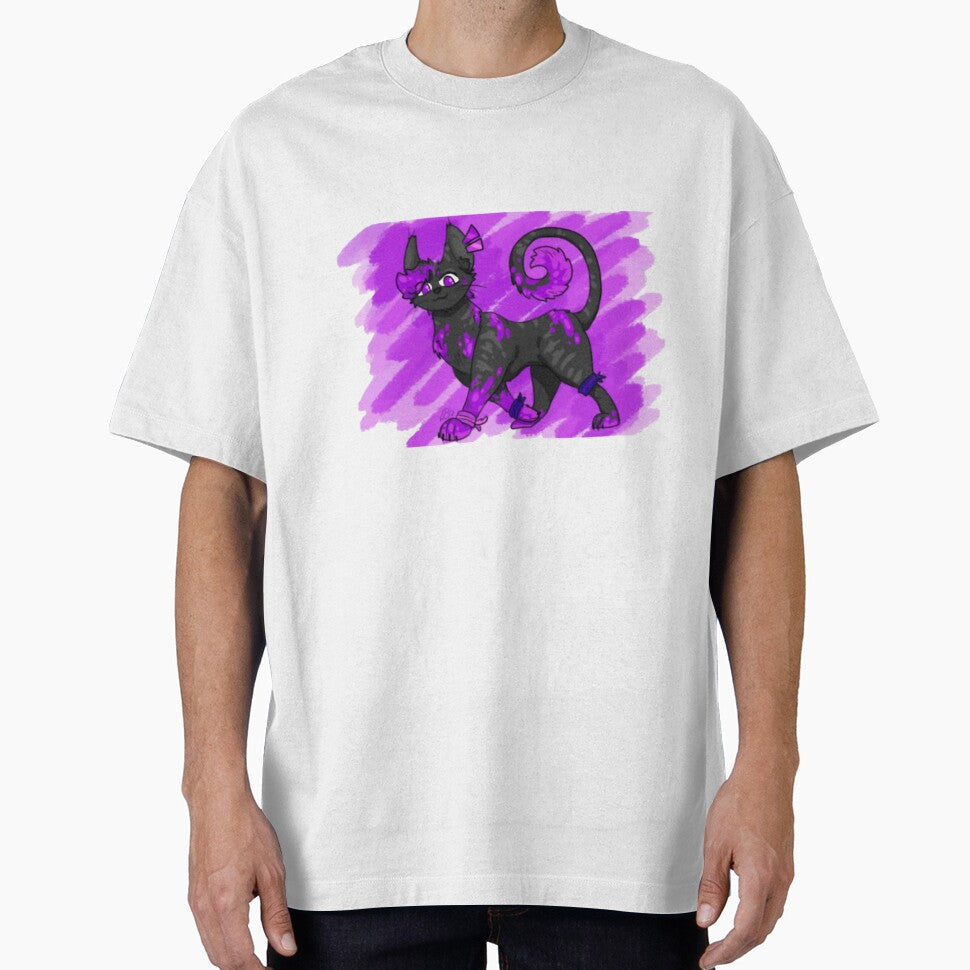 Purple Feline by Echomyriad - Adult & Kids T-Shirts, Sweatshirts & Hoodies apparel design preview 1
