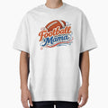 Football Mama Embroidered Patch T-Shirt - Trendy Graphic Men Women - T-Shirt, Sweatshirt, Hoodie