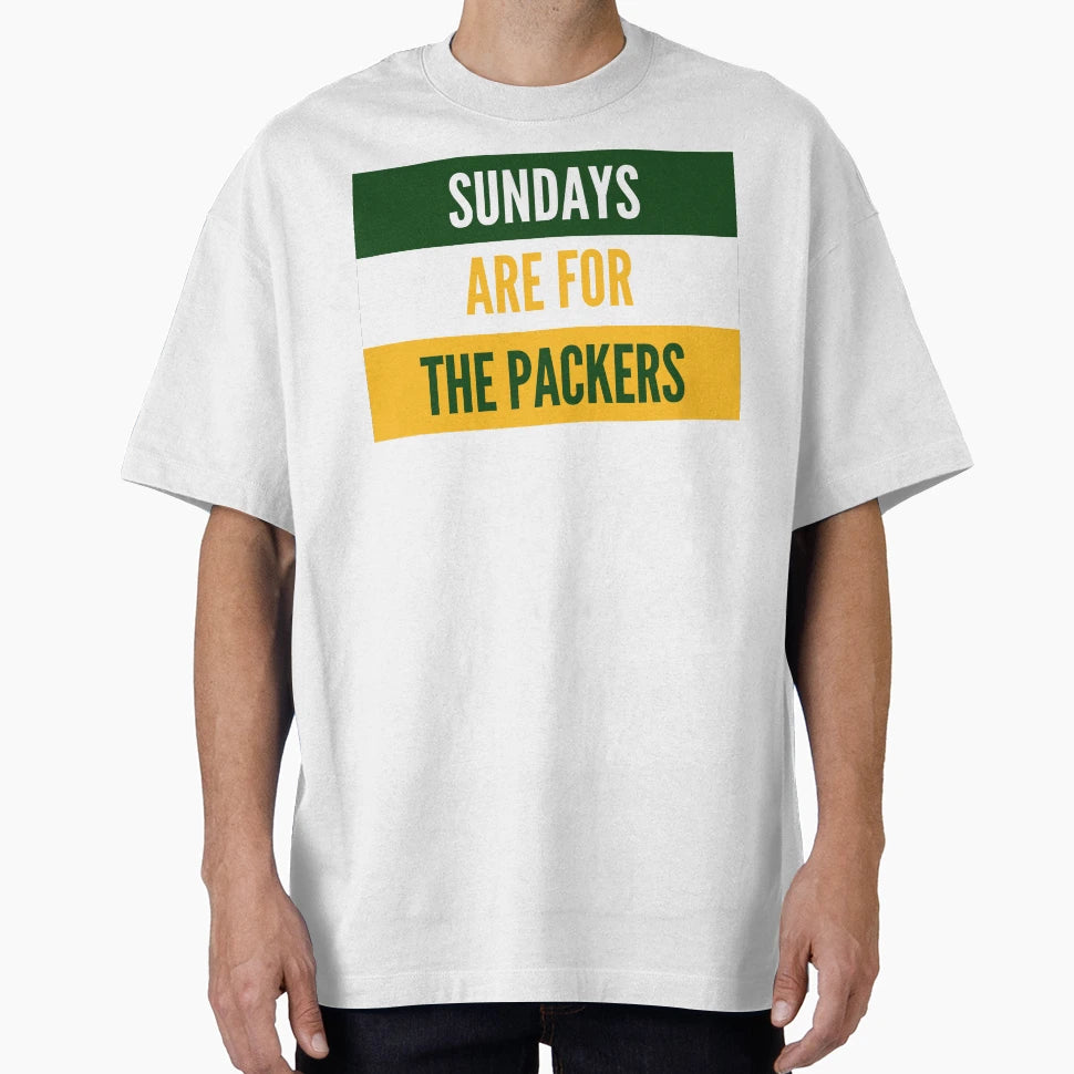 Sundays Packers T-Shirt - Fun Novelty Design for Adults - T-Shirt, Sweatshirt, Hoodie