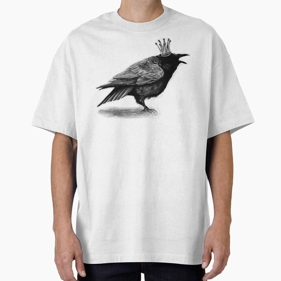 Crow in crown by AnnaShell - Adult & Kids T-Shirts, Sweatshirts & Hoodies apparel design preview 1