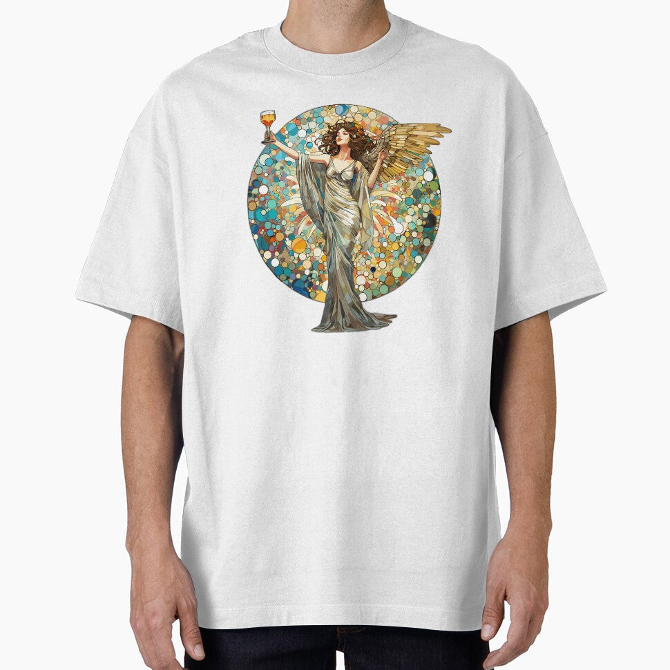 Party Angel Elysiana by GuybrushT - Adult & Kids T-Shirts, Sweatshirts & Hoodies apparel design preview 1