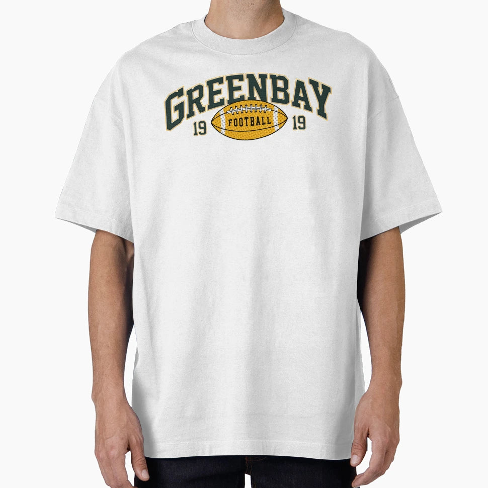 Green Bay Football Varsity T-Shirt - Minimalist Print Men Women - T-Shirt, Sweatshirt, Hoodie