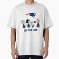 New England Patriots Football Cartoon T-Shirt - Minimalist Print Unisex - T-Shirt, Sweatshirt, Hoodie
