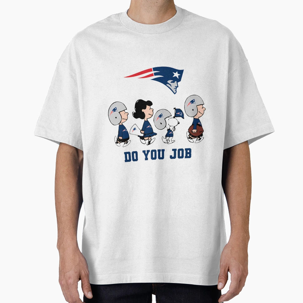 New England Patriots Football Cartoon T-Shirt - Minimalist Print Unisex - T-Shirt, Sweatshirt, Hoodie