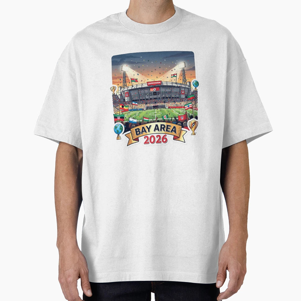 Bay Area 2026 Stadium Soccer T-Shirt - Casual Everyday Wear for Adults - T-Shirt, Sweatshirt, Hoodie