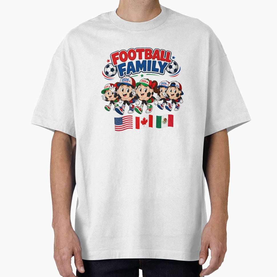 Football Family T-Shirt - Minimalist Print for Adults - T-Shirt, Sweatshirt, Hoodie