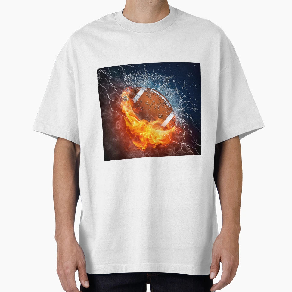 Football Wallpaper T-Shirt - Aesthetic Graphic Men Women - T-Shirt, Sweatshirt, Hoodie