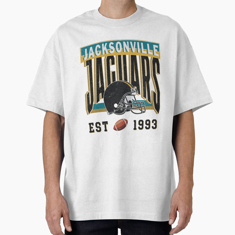 Jacksonville Jaguars Helemt T-Shirt - Minimalist Print Men Women - T-Shirt, Sweatshirt, Hoodie
