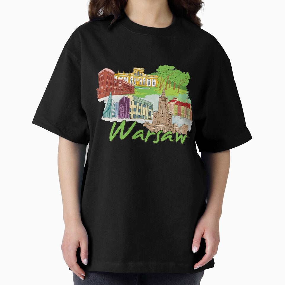 Warsaw Poland Beautiful Places Around The World by - Adult & Kids T-Shirts, Sweatshirts & Hoodies apparel design preview 2