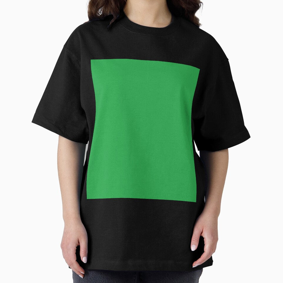 Plain Solid Color Green Vivid Medium by mimihuang - Adult & Kids T-Shirts, Sweatshirts & Hoodies apparel design preview 2