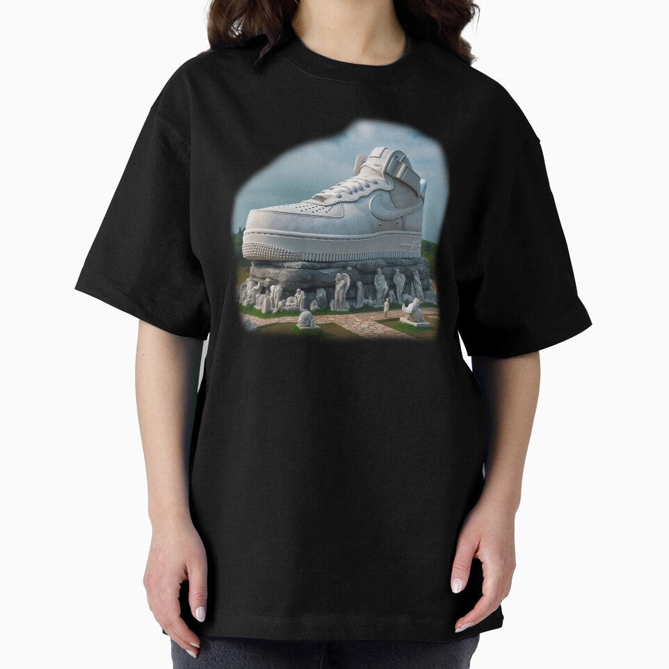 Air force one carved in stone by WearYoSneakers - Adult & Kids T-Shirts, Sweatshirts & Hoodies apparel design preview 2