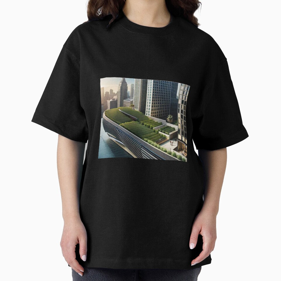 Urban Jungle Botanical Harmony in the City by - Adult & Kids T-Shirts, Sweatshirts & Hoodies apparel design preview 2