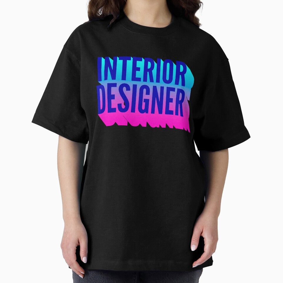 Interior Designer With Long Gradient Shadow by SVPOD - Adult & Kids T-Shirts, Sweatshirts & Hoodies apparel design preview 2
