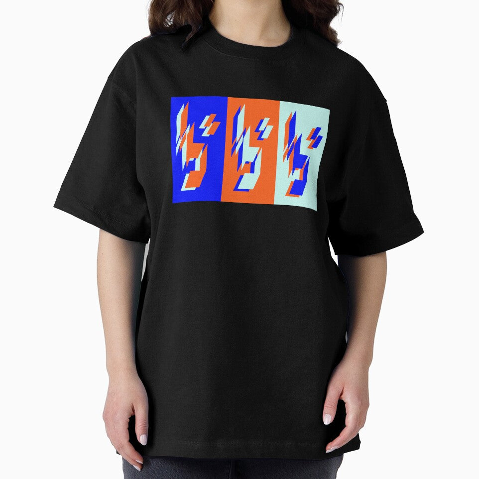 Bbb (Blue, Orange, White) by LowResDesigns - Adult & Kids T-Shirts, Sweatshirts & Hoodies apparel design preview 2