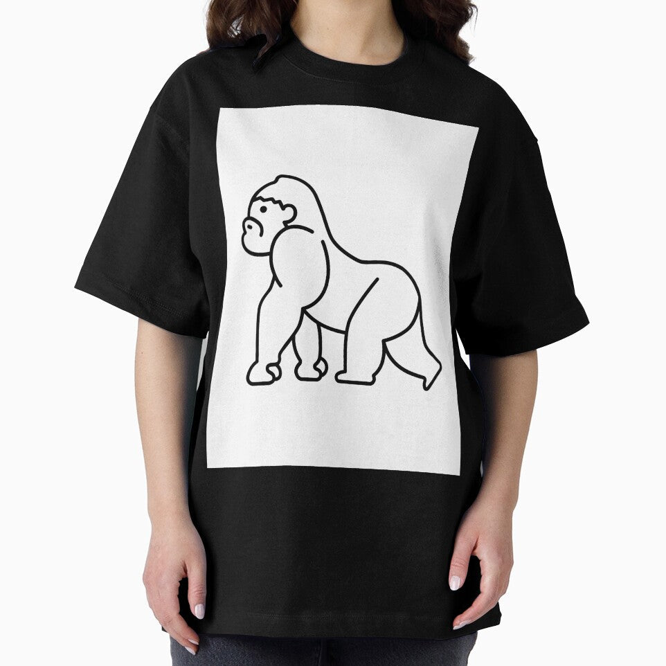 Gorillas by chicandsleek - Adult & Kids T-Shirts, Sweatshirts & Hoodies apparel design preview 2