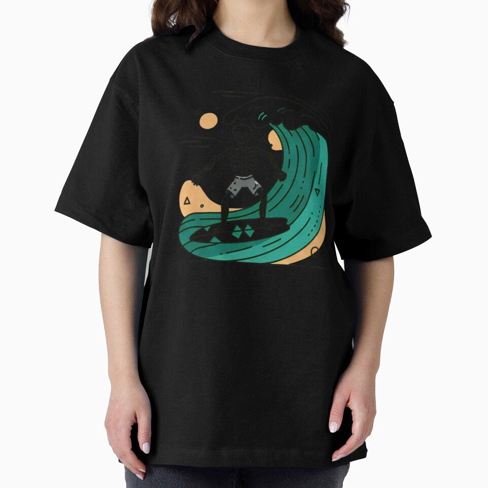 SURFING Minimalist Skeleton Streetwear Art by - Adult & Kids T-Shirts, Sweatshirts & Hoodies apparel design preview 2