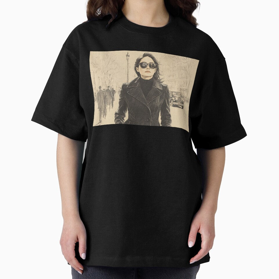 Urban Elegance: A Walk Through the City by daila70 - Adult & Kids T-Shirts, Sweatshirts & Hoodies apparel design preview 2