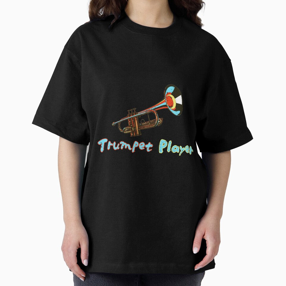 Trumpet player by Inklivion - Adult & Kids T-Shirts, Sweatshirts & Hoodies apparel design preview 2