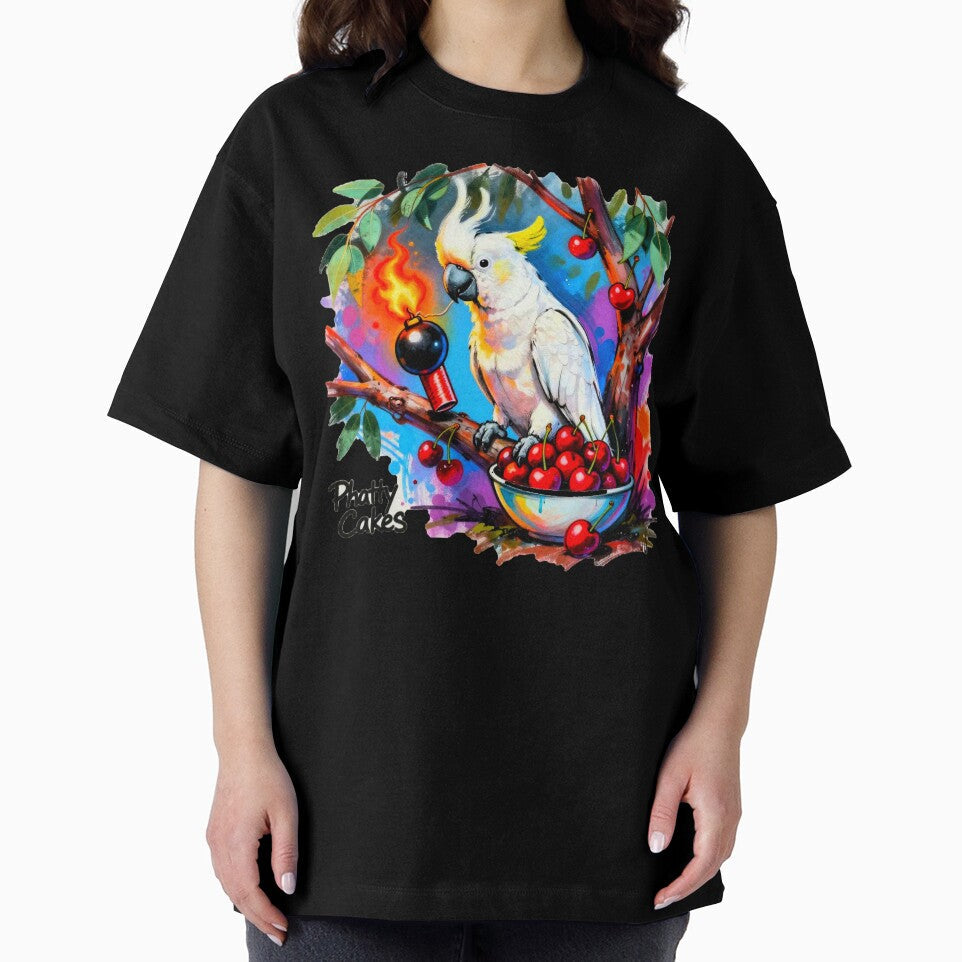 Cockatoo Crackers by Phatty Cakes - Adult & Kids T-Shirts, Sweatshirts & Hoodies apparel design preview 2