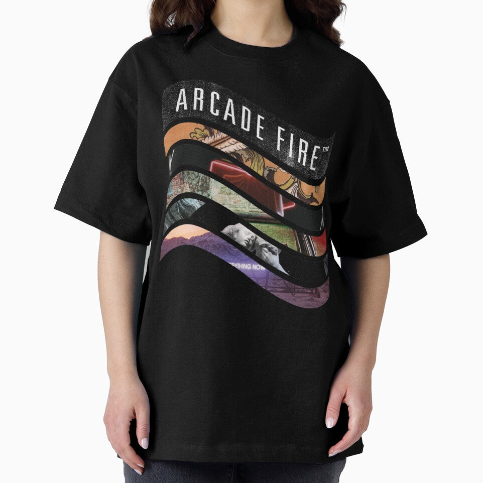 Arcade Fire Discography by CoryHughes - Adult & Kids T-Shirts, Sweatshirts & Hoodies apparel design preview 2