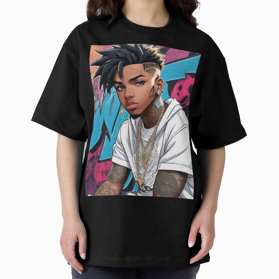 Urban Hip-Hop Anime by 13th1rt3en - Adult & Kids T-Shirts, Sweatshirts & Hoodies apparel design preview 2